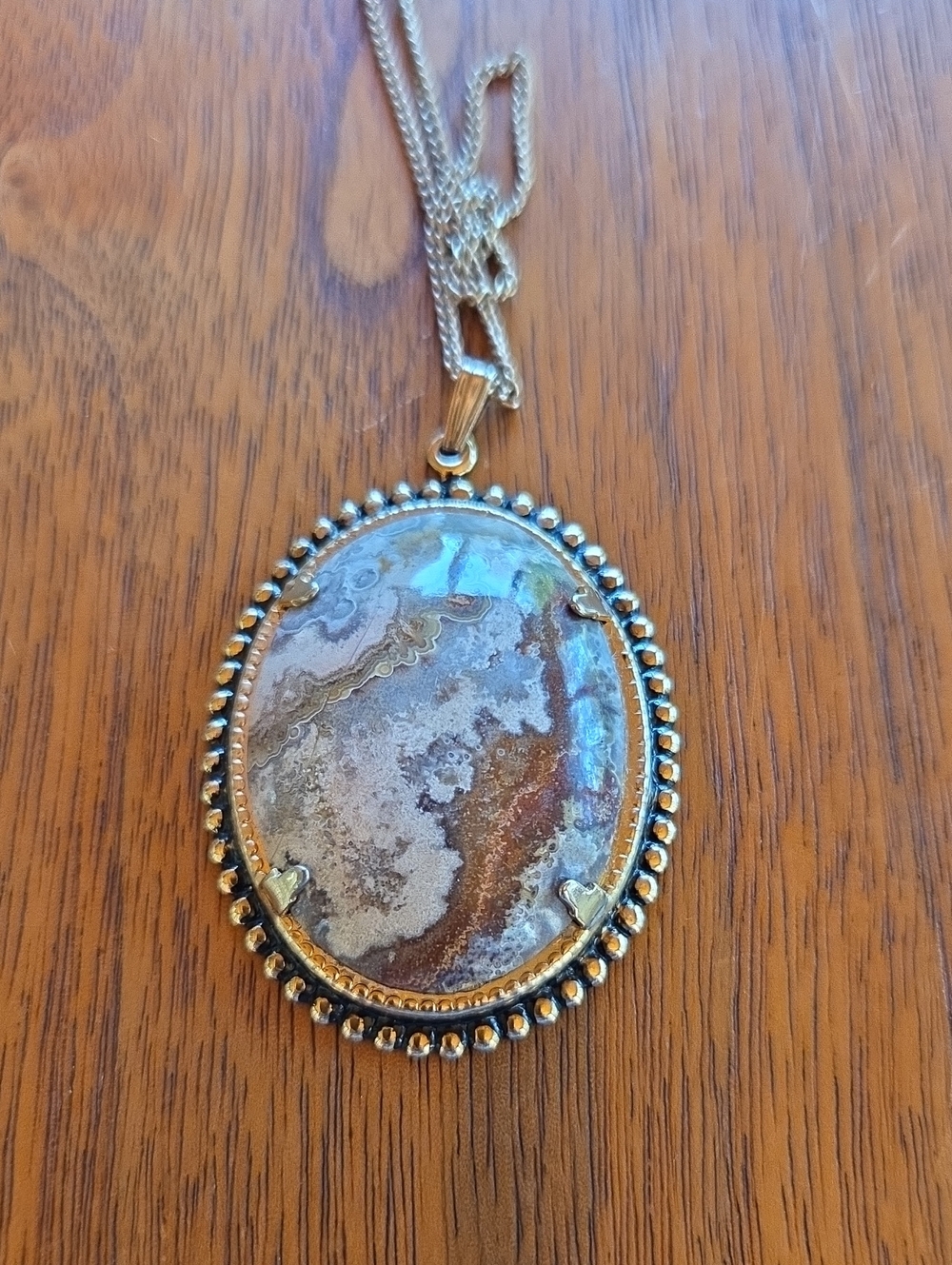 Vintage Stone Necklace